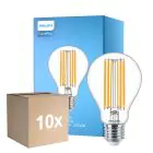 Monipakkaus 10x Philips Corepro LED Lamppu E27 Päärynä Kirkas 13W 2000lm - 827 Erittäin Lämmin Valkoinen | Korvaa 120W