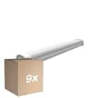 Monipakkaus 9x Noxion LED Loisteputkivalaisimet Vedenkestävä Ecowhite V3.0 20W 2600lm - 830-865 CCT | 60cm