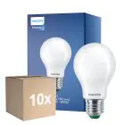 Monipakkaus 10x Philips MASTER LED Lamppu Ultra Efficient E27 Päärynä Matta 7.3W 1535lm - 840 Kylmä Valkoinen | Korvaa 100W