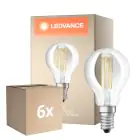 Monipakkaus 6x Osram Classic LED E14 Pallo Filament Kirkas 5.9W 806lm - 827 Erittäin Lämmin Valkoinen | Himmennettävä - Korvaa 60W