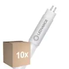 Monipakkaus 10x Ledvance LED Putki T5 AC Mains P Mains (AC) High Output 18W 2800lm - 865 Päivänvalo Valkoinen | 85cm - Korvaa 39W