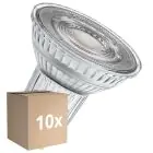 Monipakkaus 10x Ledvance LED Kohdevalaisin GU10 PAR16 6.1W 575lm 60D - 940 Kylmä Valkoinen | Paras Värintoisto - Himmennettävä - Korvaa 80W