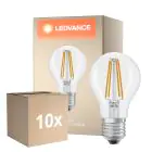 Monipakkaus 10x Ledvance Classic LED E27 Päärynä Filament Kirkas 5.9W 806lm - 827 Erittäin Lämmin Valkoinen | Himmennettävä - Korvaa 60W