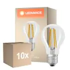 Monipakkaus 10x Ledvance Classic LED E27 Päärynä Filament Kirkas 5.9W 806lm - 827 Erittäin Lämmin Valkoinen | Korvaa 60W