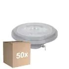 Monipakkaus 50x Noxion LED Kohdevalaisin G53 AR111 7.4W 450lm 24D - 930 Lämmin Valkoinen | Paras Värintoisto - Himmennettävä - Korvaa 50W