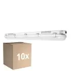 Monipakkaus 10x Ledvance LED Loisteputkivalaisimet Vedenkestävä Kosteudenkestävä 32W 4000lm - 830 Lämmin Valkoinen | 120cm 