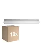 Monipakkaus 10x Ledvance LED Loisteputkivalaisimet Neliö- 14W 1250lm - 930-940 CCT | 60cm - Paras Värintoisto