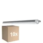Monipakkaus 10x Ledvance LED Loisteputkivalaisimet Vedenkestävä Kosteudenkestävä Kompakti 23W 2800lm - 840 Kylmä Valkoinen | 120cm 