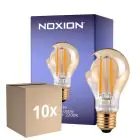 Monipakkaus 10x Noxion LED E27 Päärynä Filament Kulta 7W 630lm - 825 Erittäin Lämmin Valkoinen| Himmennettävä - Korvaa 50W