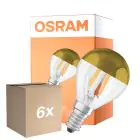 Monipakkaus 6x Osram Classic LED E14 Pallo Filament Kirkas 4W 380lm - 827 Erittäin Lämmin Valkoinen | Korvaa 34W