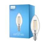 Philips Corepro LED Kynttilä E14 Filament Kirkas 4.3W 470lm - 827 Erittäin Lämmin Valkoinen | Korvaa 40W