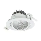 Philips LED Kohdevalaisin Greenspace Accent Cardanic Aluminium Valkoinen 31W 3900lm 36D - 930 Lämmin Valkoinen | 163mm - IP20 - Paras Värintoisto - Dali Himmennettävä