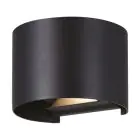 Eglo Seinävalaisin Calpino 3 Aluminium Musta Up & Down 2W 420lm - 830 Lämmin Valkoinen | IP54