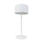 Eglo Pöytävalaisin Roccanova Solar Teräs Valkoinen 2W 270lm - 830 Lämmin Valkoinen | IP44 - Kosketushimmennettävä - USB-C
