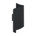 Eglo Seinävalaisin Montarello Teräs Musta Up & Down 4W 510lm - 827-840-860 CCT | IP54