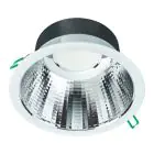 Philips LED Alasvalo Coreline DN142B Aluminium Valkoinen 19.2W 2300lm 60D - 840 Kylmä Valkoinen | Odetnij 200mm - IP20 - UGR