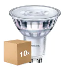 Monipakkaus 10x Philips Corepro LED Kohdevalaisin GU10 PAR16 4W 345lm 36D - 827 Erittäin Lämmin Valkoinen | Himmennettävä - Korvaa 50W