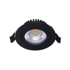 Noxion LED Kallistettava Slim Spot Musta 6W 550lm - 930 Lämmin Valkoinen | Odetnij 75mm - IP54 - Paras Värintoisto 