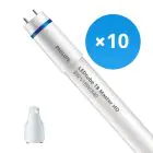 Monipakkaus 10x Philips LED Putki T8 MASTER (EM/Mains) High Output 8W 1050lm - 840 Kylmä Valkoinen | 60cm - Korvaa 18W
