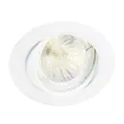Any Lamp Upotettu Spot Pyöreä Kallistettava Valkoinen | Odetnij 75mm - GU5.3 Kanta
